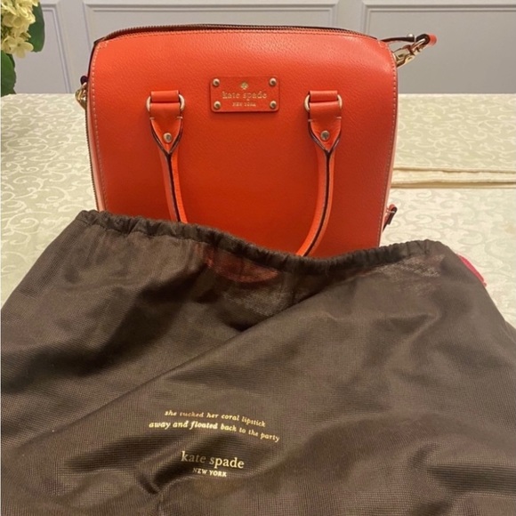NEW Kate Spade Red/Orange Bag - Picture 6 of 6